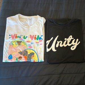 Bundle (2) shirts LatinX Heritage Month & Unity.